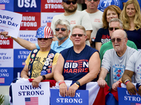 U.S. President Joseph Biden kicks of the AFL-CIO's annual Tri-State Labor Day Parade in Philadelphia, PA, USA on September 4, 2023. (Photo b...