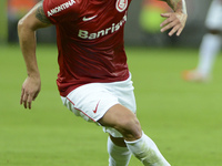 Aranguiz in the match between Internacional and Atletico Paranaense, for Week of the Brazilian League played at the Beira Rio stadium, May 1...
