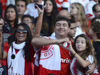 Internacional Supporters in the match between Internacional and Atletico Paranaense, for Week of the Brazilian League played at the Beira Ri...