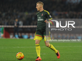 Ignazio Abate AC Milan during the italian Serie A football match between SSC Napoli and AC Milan at San Paolo Stadium on February 22, 2016 i...