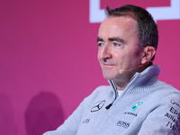 The Mercedes Petronas team executive director, Paddy Lowe, during the conference in the second day of Mobile World Congress 2016 in Barcelon...