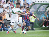 Alexis Sanchez in the match between Elche and FC Barcelona, for Week 37 of the spanish Liga BBVA played at the Martinez Valero Stadium, May...