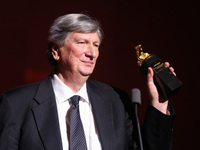 John Bailey receives the Lifetime Achievement  Award during Camerimage International Film Festival in Torun, Poland on 16 November, 2019.
 (