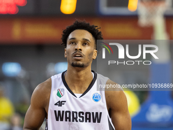 Loren Jackson is playing during the FIBA Europe Cup match between Legia Warszawa and Bahcesehir College in Warsaw, Poland, on January 24, 20...