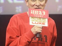 Hong Kong actor Andy Lau is promoting his new film ''THE MOVIE EMPEROR Something about Us'' at a cinema in Hangzhou, Zhejiang Province, Chin...