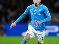 Mathias Oliveira of SSC Napoli during the UEFA Champions League Round of 16 first leg match between SSC Napoli v FC Barcelona at Stadio Dieg...