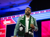 Kash Patel ttends the 2024 Conservative Political Action Conference (CPAC) at the Gaylord National Resort and Convention Center in Maryland,...