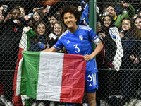 Sara Gama is playing in the Women's International Friendly Match between the Italy Women's National Team and the Ireland Women's National Te...