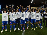 The Italy team is celebrating Sara Gama (ITA) during the Women's International Friendly Match between the Italy Women's National Team and th...
