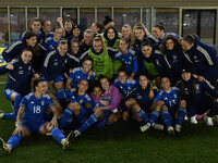 The Italy team is participating in the Women's International Friendly Match against the Ireland Women's National Team at ''Rocco B. Commisso...