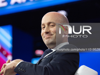 Stephen Miller attends the 2024 Conservative Political Action Conference (CPAC) at the Gaylord National Resort and Convention Center in Mary...