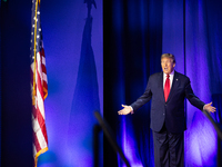Donald Trump, ex-President and current presidential candidate, speaks at the annual Conservative Political Action Conference (CPAC) in Natio...