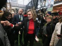 France's Deputy Minister for Agriculture and Food Sovereignty, Agnes Pannier-Runacher, is visiting the 60th International Agriculture Fair (...