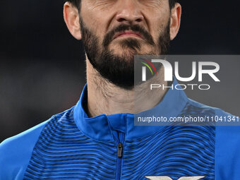 Luis Alberto of S.S. Lazio is playing during the 27th day of the Serie A Championship between S.S. Lazio and A.C. Milan at the Olympic Stadi...