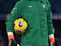 Christos Mandas of S.S. Lazio is playing during the 27th day of the Serie A Championship between S.S. Lazio and A.C. Milan at the Olympic St...