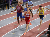 Mariano Garcia of Spain is winning his semi-final in the 800 metres at the 2024 World Athletics Championships in the Emirates Arena, Glasgow...