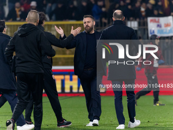 Daniele De Rossi is in action during the Serie A football match between AC Monza and AS Roma at U-Power Stadium in Monza, Italy, on March 2,...