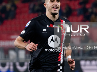 Dany Mota is in action during the Serie A football match between AC Monza and AS Roma at U-Power Stadium in Monza, Italy, on March 2, 2024....