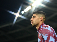 Adam Masina of Torino FC is entering the pitch during the Serie A football match between Torino FC and ACF Fiorentina at Stadio Olimpico Gra...