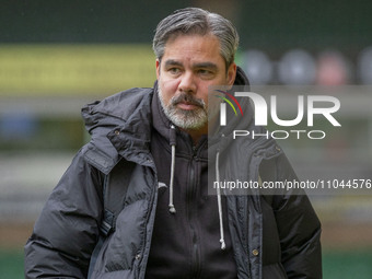 David Wagner, the head coach of Norwich City, is seen before the Sky Bet Championship match between Norwich City and Sunderland at Carrow Ro...