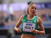 Sarah Healy of Ireland is competing in the 1500 meters event at the 2024 World Athletics Championships in the Emirates Arena, Glasgow, on Ma...