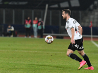 Alexandru Chipciu is in action during Round 28 of the Romania Superliga match between FC Universitatea Cluj and FC Farul Constanta at Cluj A...