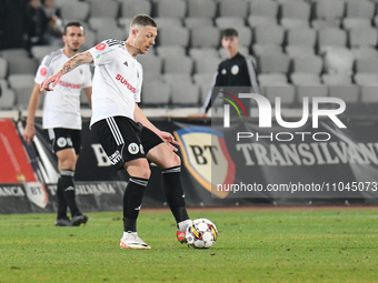 Bogdan Alexandru Mitrea is in action during Round 28 of the Romania Superliga: FC Universitatea Cluj vs. FC Farul Constanta, taking place at...