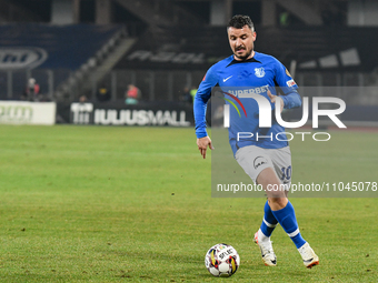 Constantin Valentin Budescu is in action during Round 28 of the Romania Superliga match between FC Universitatea Cluj and FC Farul Constanta...