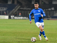 Constantin Valentin Budescu is in action during Round 28 of the Romania Superliga match between FC Universitatea Cluj and FC Farul Constanta...