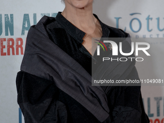 Laura Morante is attending the photocall for the movie ''Un Altro Ferragosto'' in Rome, Italy, on March 4, 2024. (