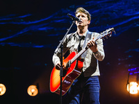 James Blunt is performing live during the Who We Used To Be Tour at Forum Assago in Milan, Italy, on March 2, 2024. (
