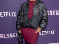 D. Woods is attending the Netflix's ''Girls5eva'' Season 3 premiere at the Paris Theater in New York City, USA, on March 7, 2024. (