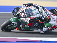 French MotoGP rider Johann Zarco of LCR Honda is in action during the Free Practice 1 session of the Qatar Airways Motorcycle Grand Prix of...