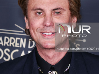 Jonathan Cheban (Foodgod) arrives at Darren Dzienciol's Oscar Party 2024 held at a Private Residence on March 8, 2024 in Bel Air, Los Angele...