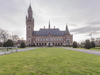 The Peace Palace building of the International Court of Justice in the Hague. The building of the Peace Palace houses the International Cour...
