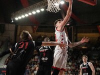 Sean McDermott of Itelyum Varese is playing during the FIBA Europe Cup match between Openjobmetis Varese and Nymburk basketball in Varese, I...