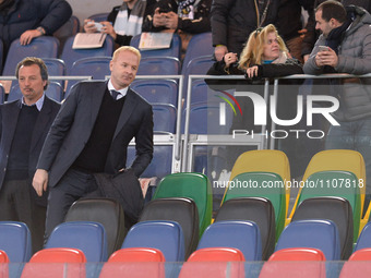 SS Lazio team manager Igli Tare during the Italian Serie A football match between S.S. Lazio and A.C. Atalanta at the Olympic Stadium in Rom...