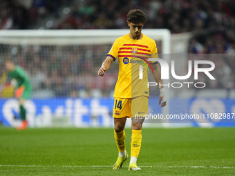Joao Felix second striker of Barcelona and Portugal during the LaLiga EA Sports match between Atletico Madrid and FC Barcelona at Civitas Me...