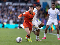 Dan McNamara of Millwall is playing during the Sky Bet Championship match between Leeds United and Millwall at Elland Road in Leeds, on Marc...
