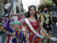 Faisanes Queen is taking part in the Comparsa Faisanes as part of the closing of the Annual Santa Martha Acatitla Carnival, which has more t...