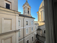 The Church of Santa Agnese in Agone, designed by Carlo Rinaldi and Francesco Borromini in the mid-1600s, is being viewed in Rome, Italy, on...