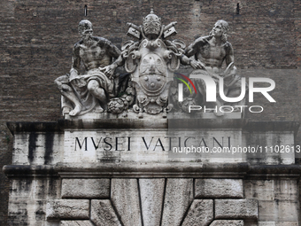 A view of the Vatican Museum exit gate in Vatican on March 27, 2024. (