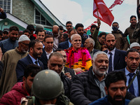 Omar Abdullah, Vice-President of the Jammu Kashmir National Conference and former Chief Minister of J&K, is at Dak Bungalow Sopore in Jammu...