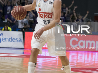 SERGIO LLULL  of Real Madrid  during a Liga ACB match before Real Madrid vs CAI Zargoza held at Barclaycard Center in Madrid, Spain, 27 Marc...