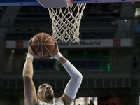 GUSTAVO ALFONSO AYN  of Real Madrid  during a Liga ACB match before Real Madrid vs CAI Zargoza held at Barclaycard Center in Madrid, Spain,...