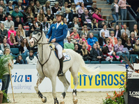 German horse jumper Christian Ahlmann placed second in the 2016 Gothenburg Grand Prix  at Scandinavium Arena in Gothenburg, Sweden on March...