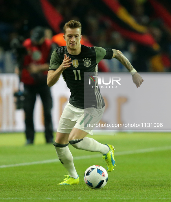 Marco Reus (Germany)

 in action during the international friendly soccer match between Germany and England at the Olympiastadion in Berli...