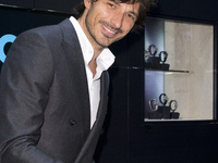 Actor and model Andres Velencoso attend the inauguration of the new Montblanc store in Madrid. (
