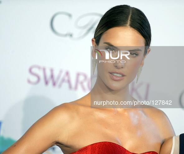 Alessandra Ambrosio attends the CFDA Fashion Awards at Alice Tully Hall, Lincoln Center on June 2, 2014 in New York City