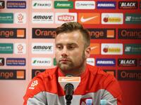 Gdansk, Poland 5th, June, 2014 Polish National football team press conference before the Lithuania friendly game at PGE Arena stadium. South...